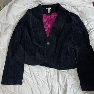 Old Navy black corduroy button jacket Size: M